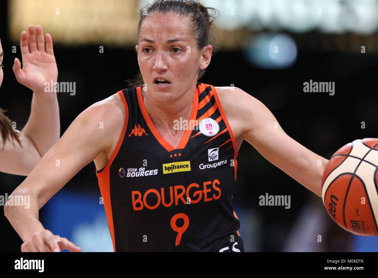 Laia Palau in action during the France Women's Basketball Cup between Tango  Bourges basket and Flammes Carolo Basket Ardennes in AccorHotel Arena of  Paris Stock Photo - Alamy