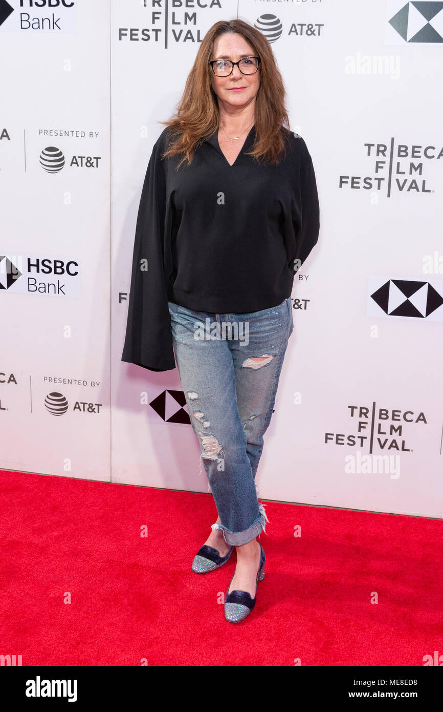 New York, USA, April 21, 2018: Talia Balsam attends premiere of Seagull at Tribeca Film Festival at BMCC Credit: lev radin/Alamy Live News Stock Photo