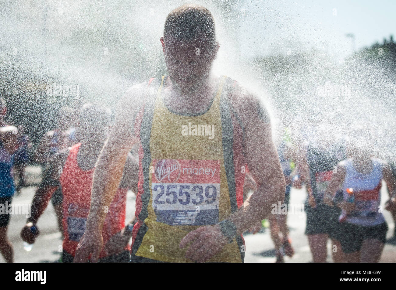 London Marathon Water Station High Resolution Stock Photography and Images Alamy