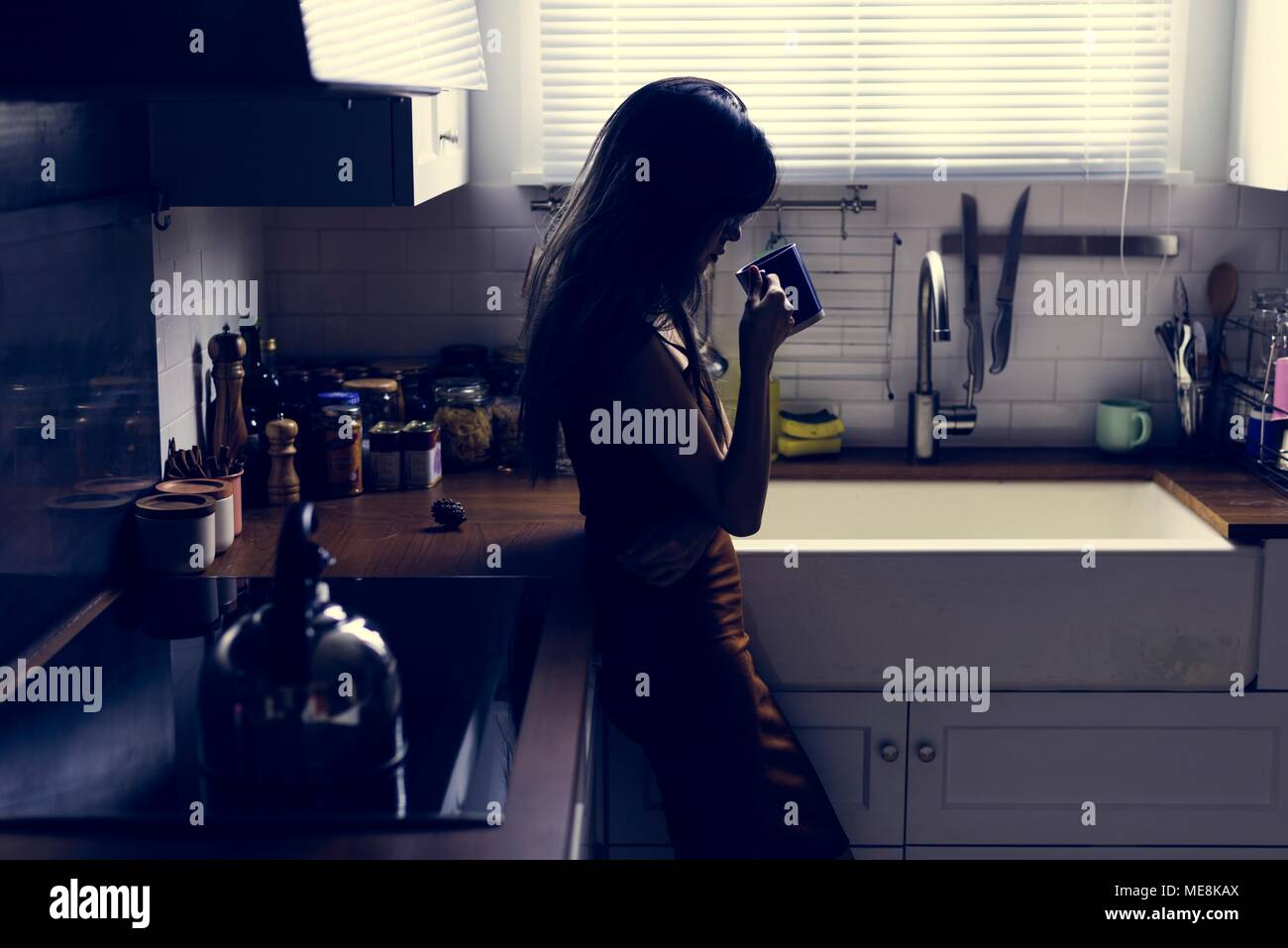 Woman lifestyle fashion shoot Stock Photo