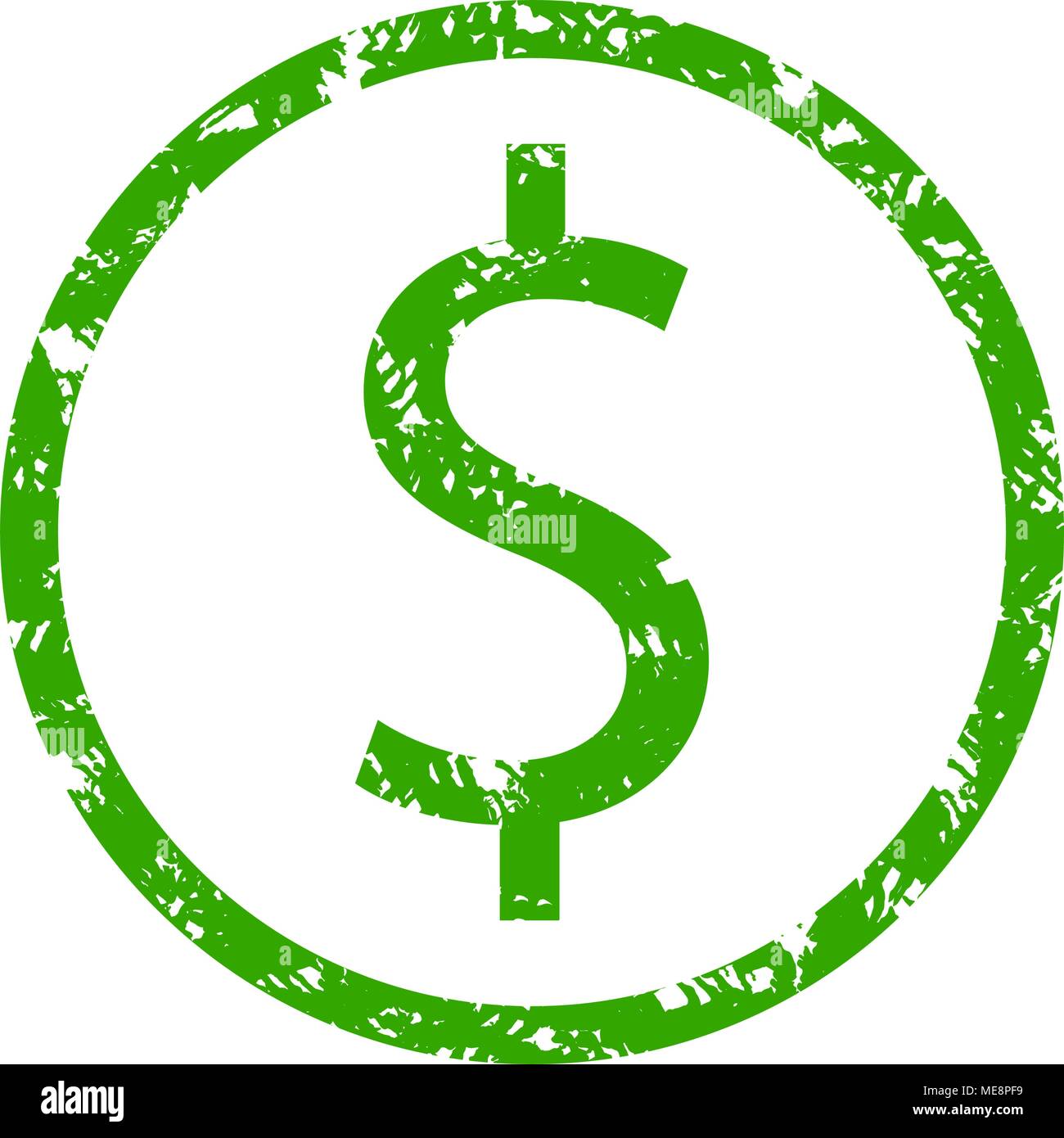 Dollar symbol rubber stamp. Dollar stamp rubber, money grunge mark