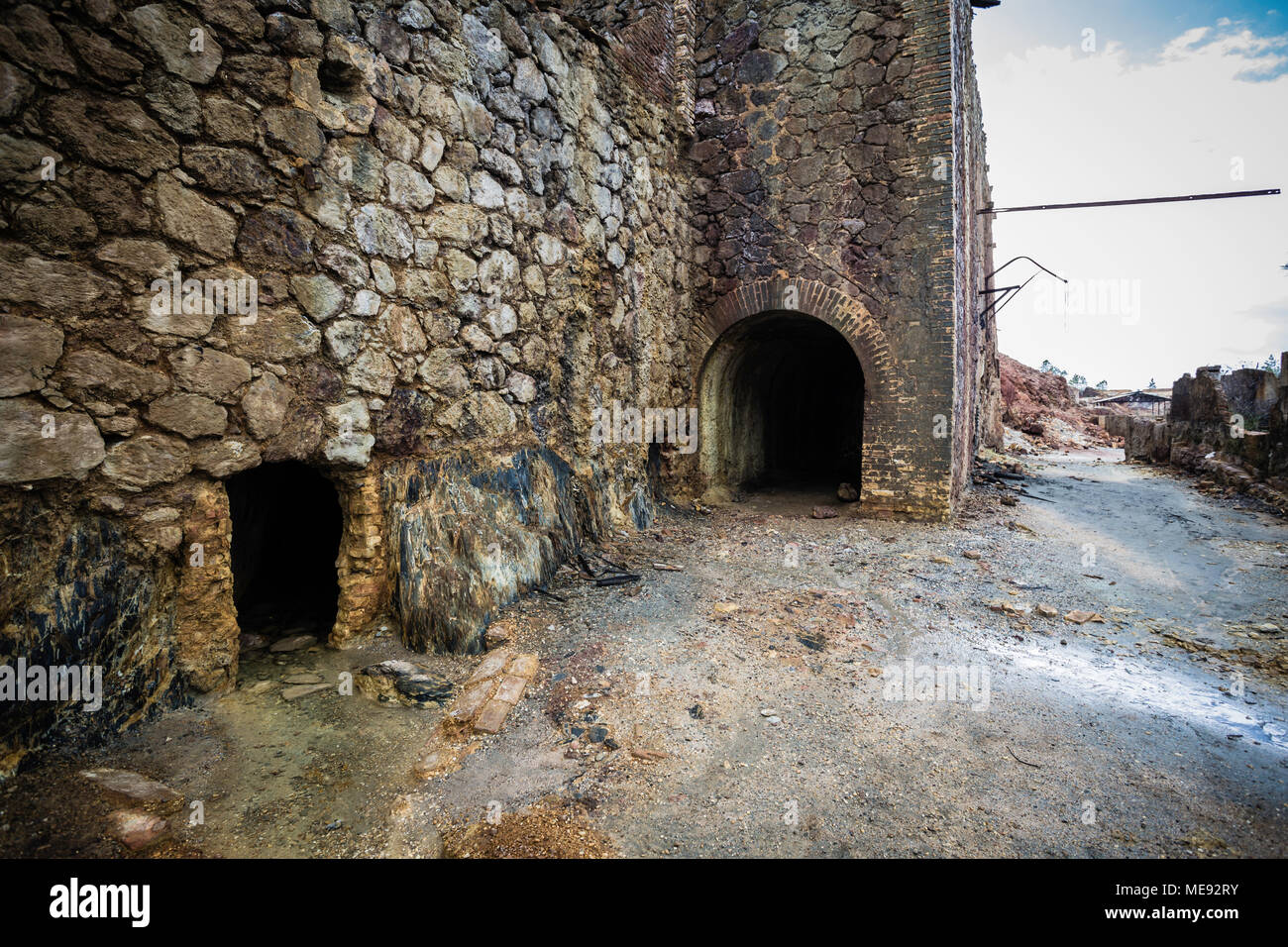 Entrance to the mine Stock Photo Alamy