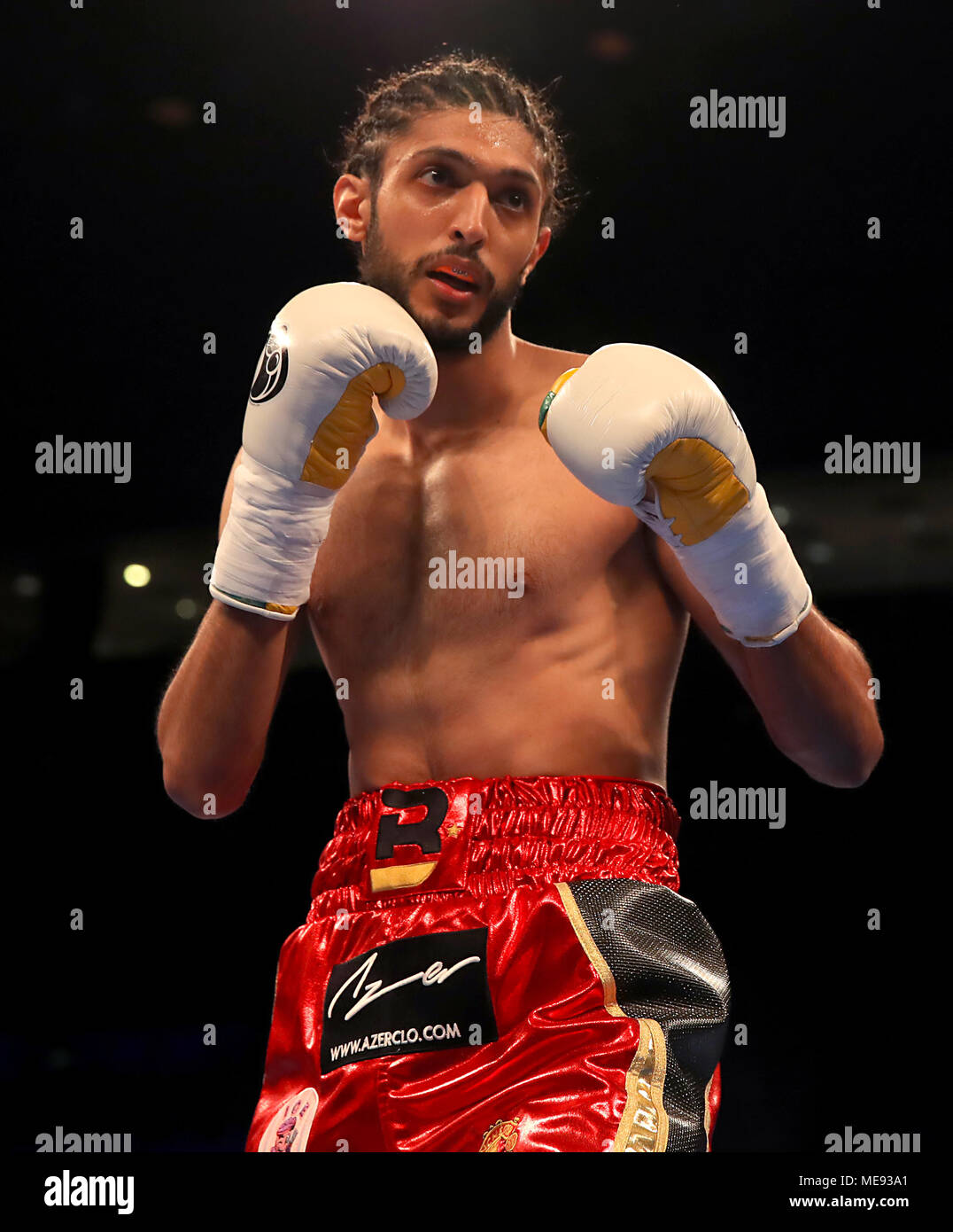 Bilal Rehman in action in the Super-Lightweight Contest at the Echo ...