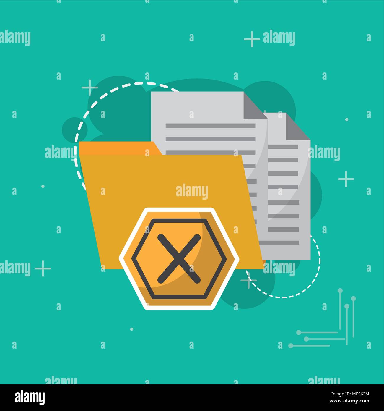 cyber security concept Stock Vector