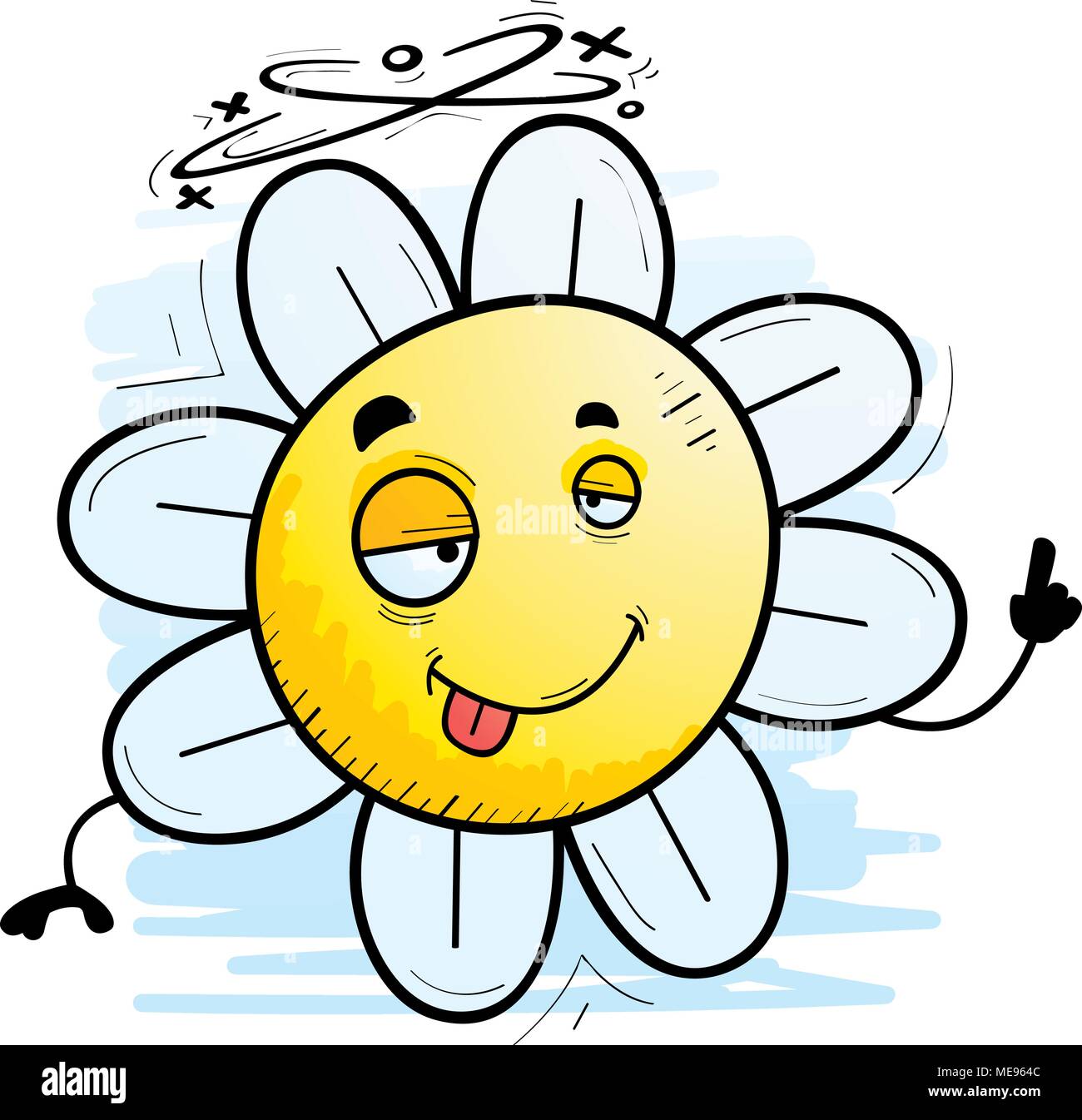 fear face expression clipart of flowers