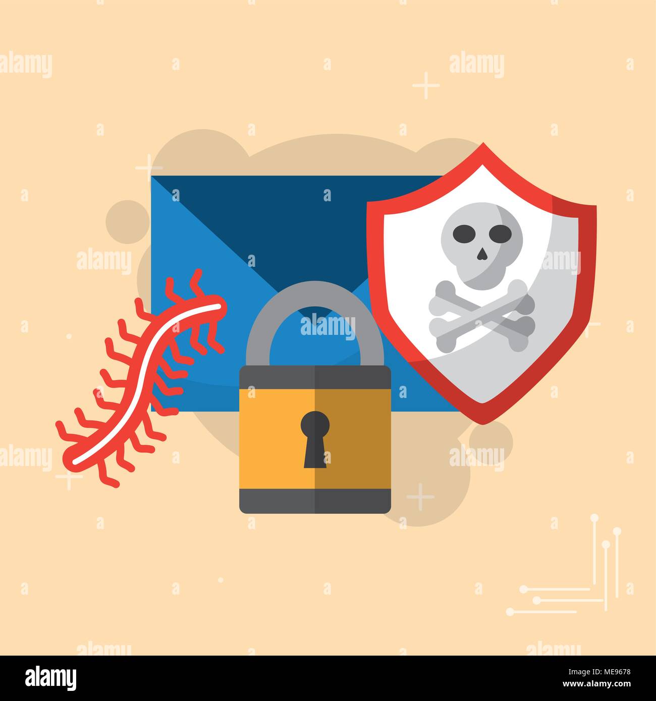 cyber security concept Stock Vector Image & Art - Alamy