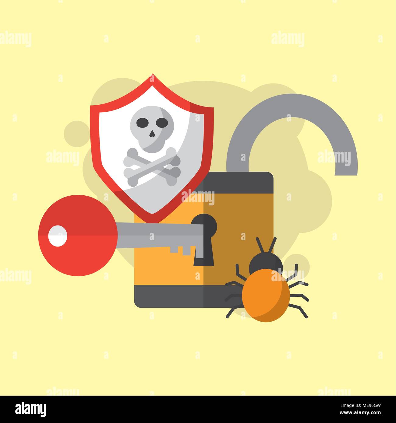 cyber security concept Stock Vector Image & Art - Alamy