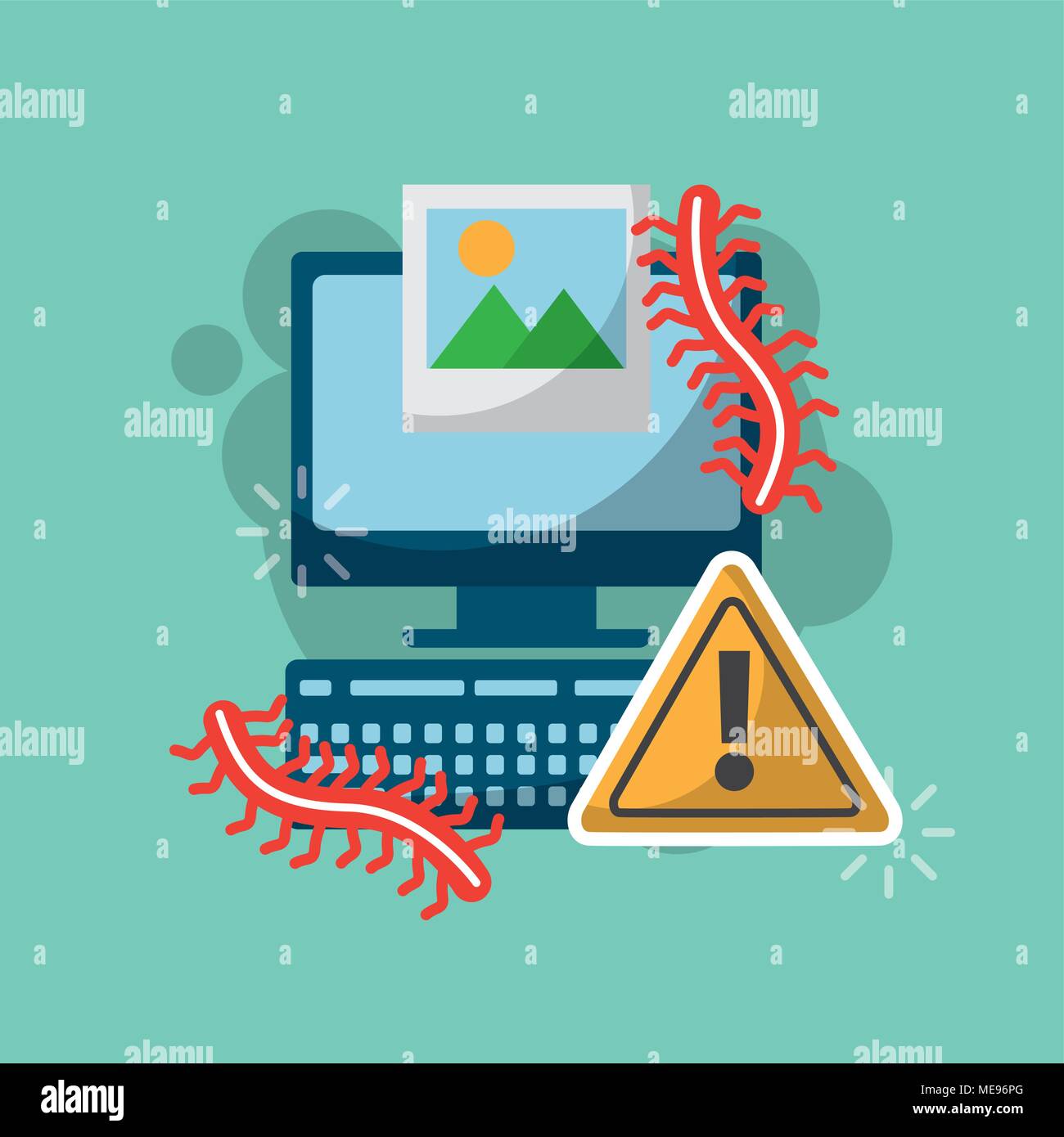cyber security concept Stock Vector Image & Art - Alamy