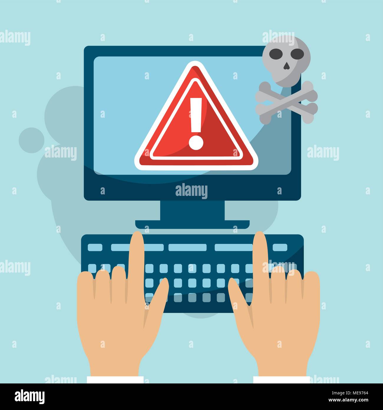 Cyber Security Concept Stock Vector Image Art Alamy