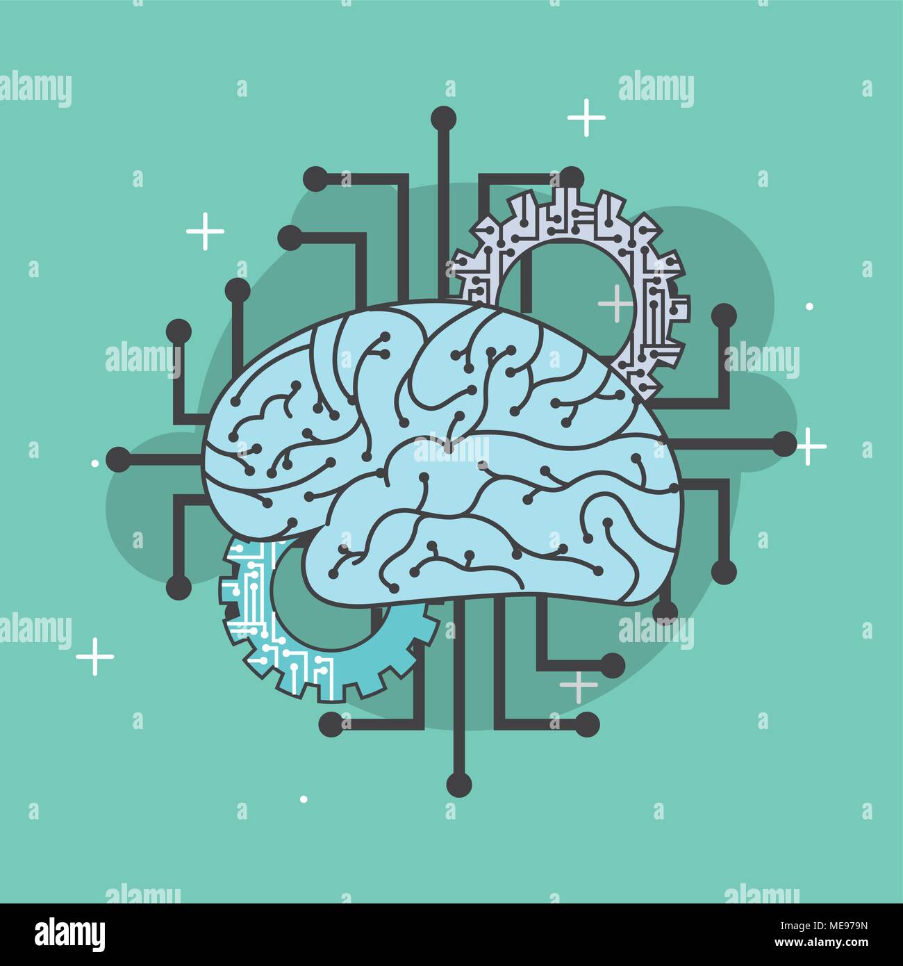 artificial intelligence concept Stock Vector Image & Art - Alamy