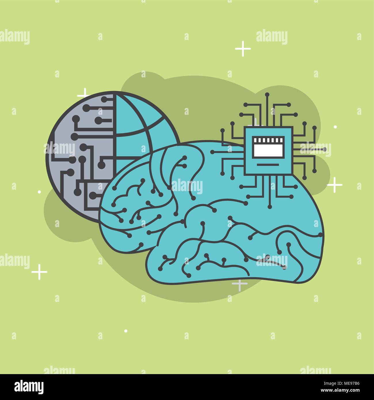 artificial intelligence concept Stock Vector Image & Art - Alamy