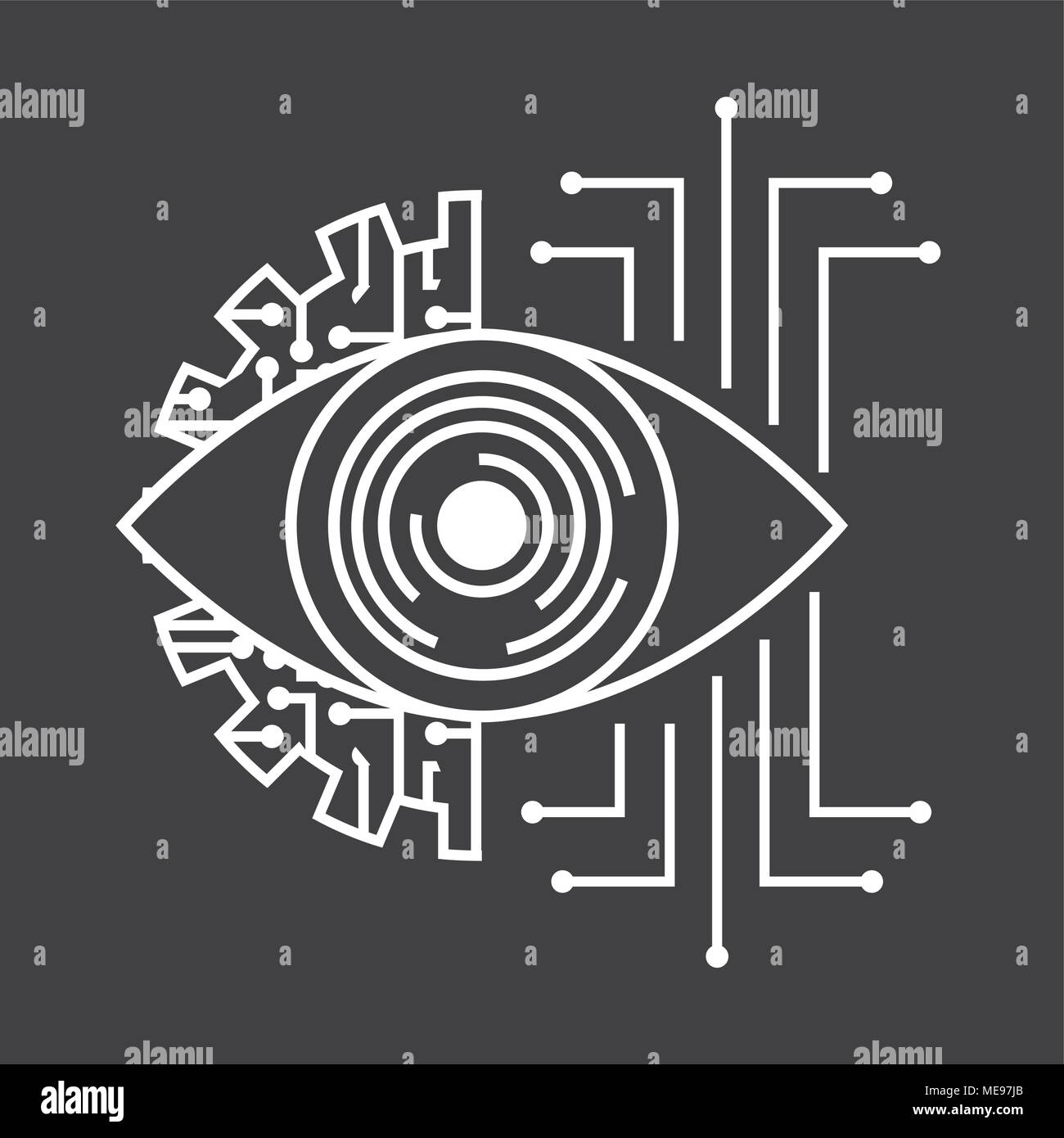 An artificial intelligence Stock Vector Images - Alamy