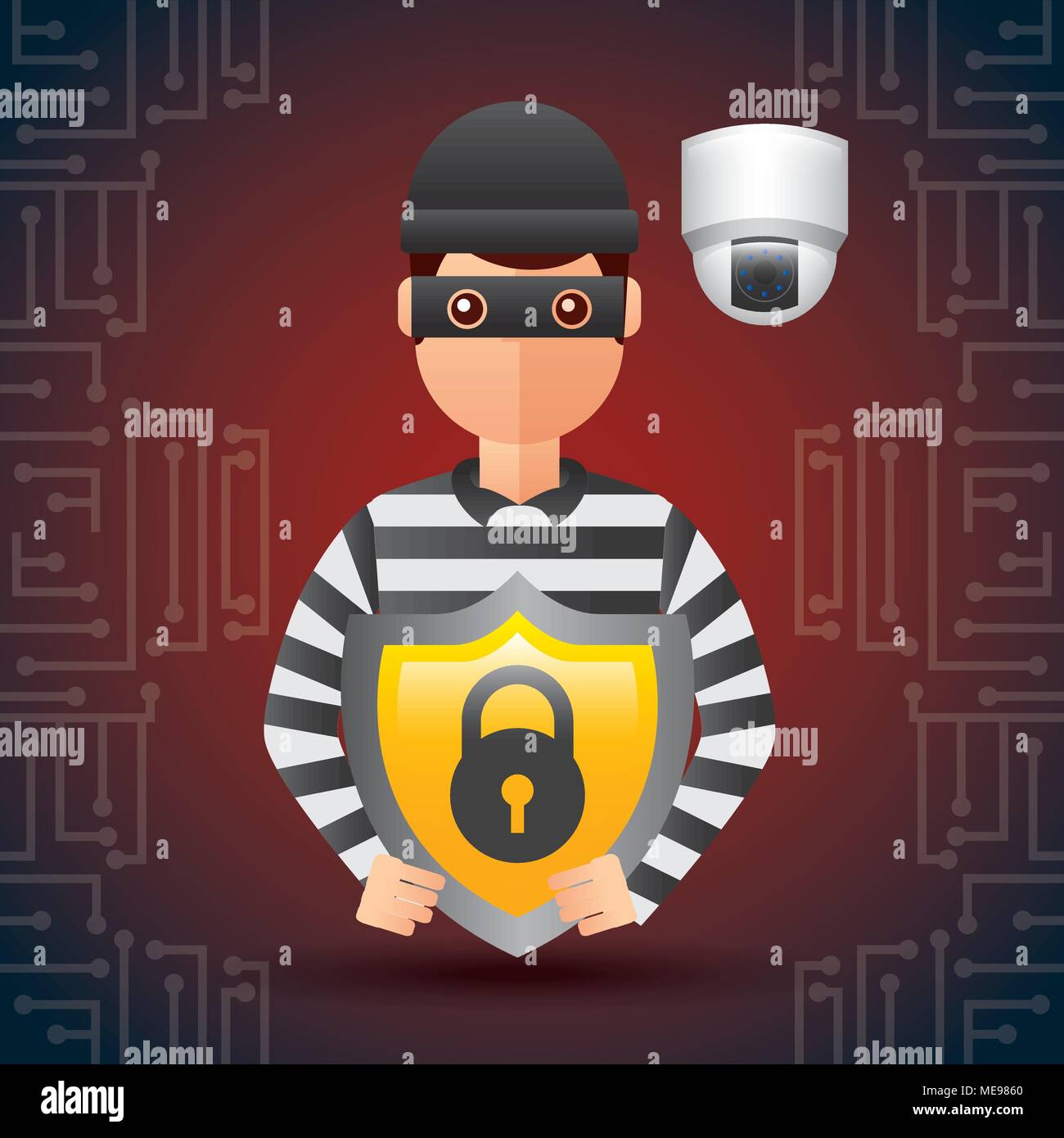 cyber security concept Stock Vector Image & Art - Alamy