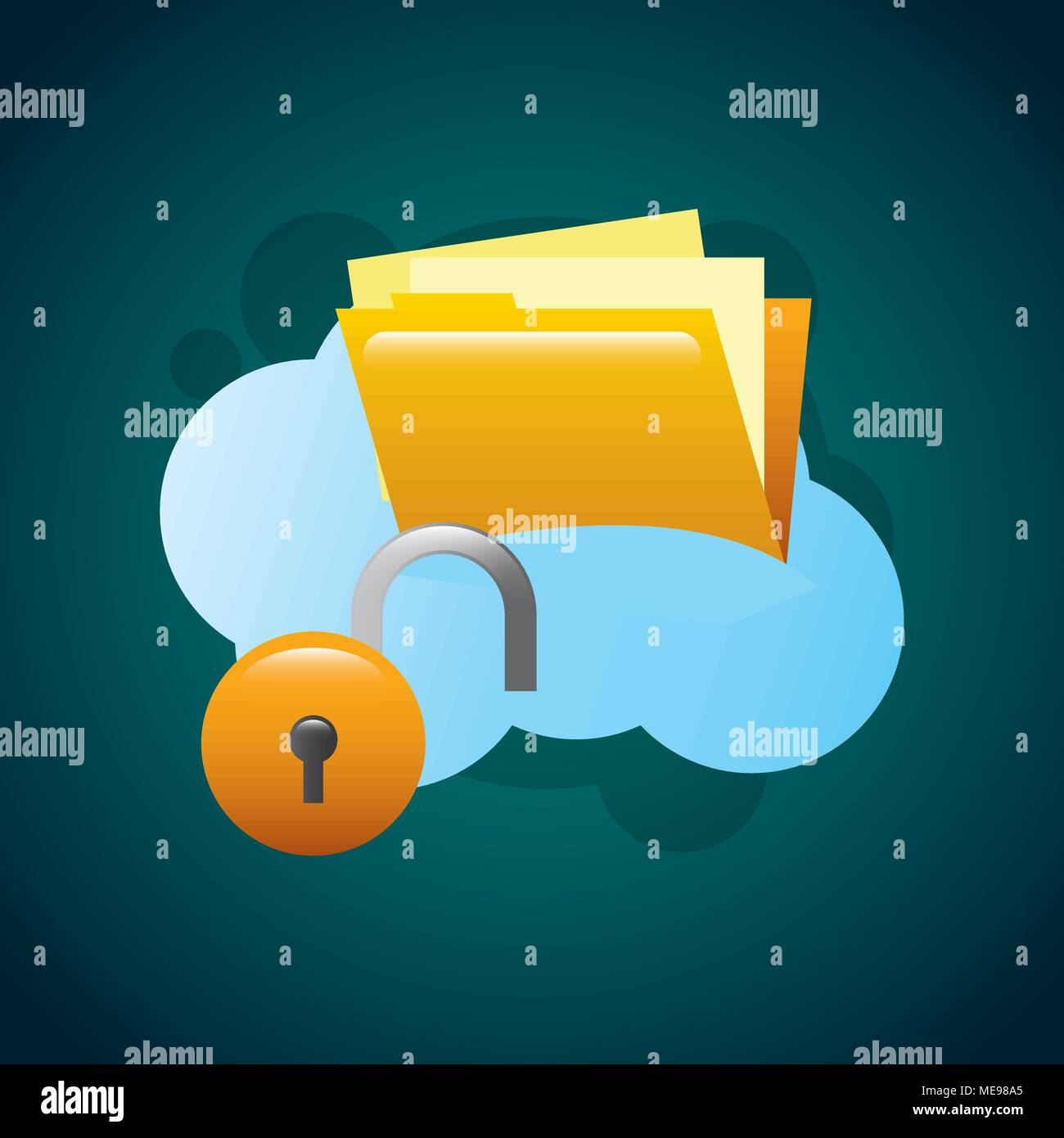 cyber security concept Stock Vector Image & Art - Alamy