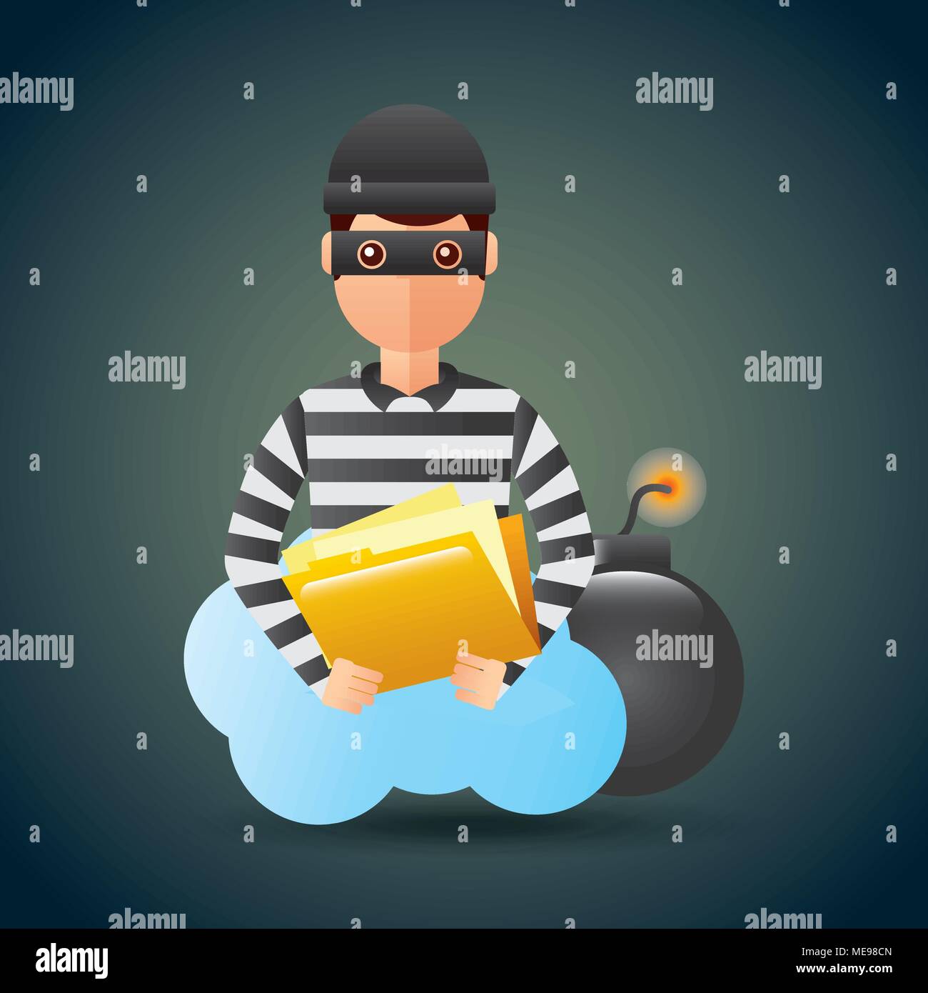 cyber security concept Stock Vector Image & Art - Alamy