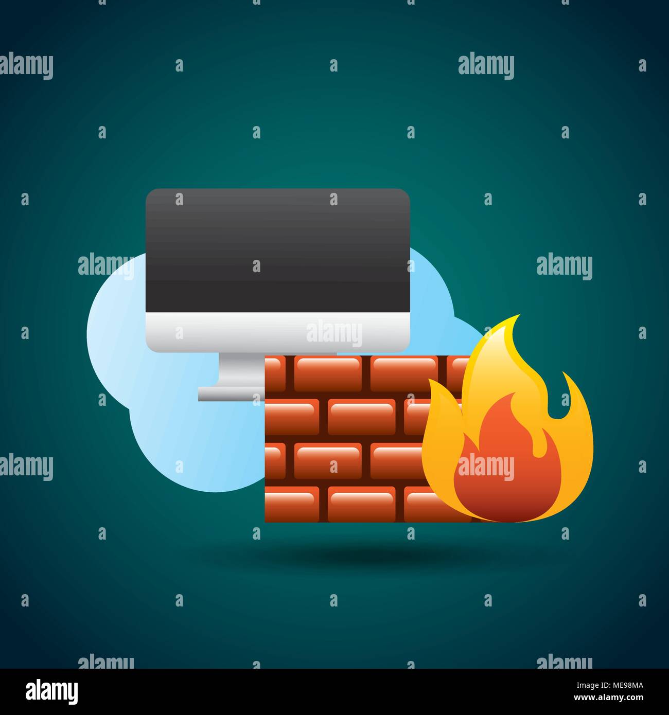 cyber security concept Stock Vector Image & Art - Alamy
