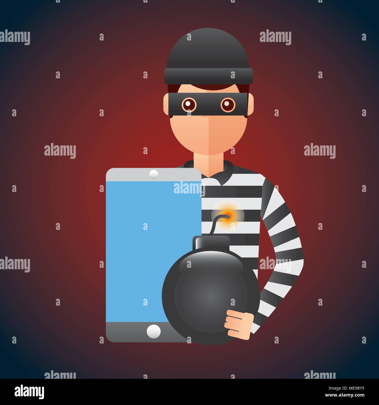 cyber security concept Stock Vector Image & Art - Alamy