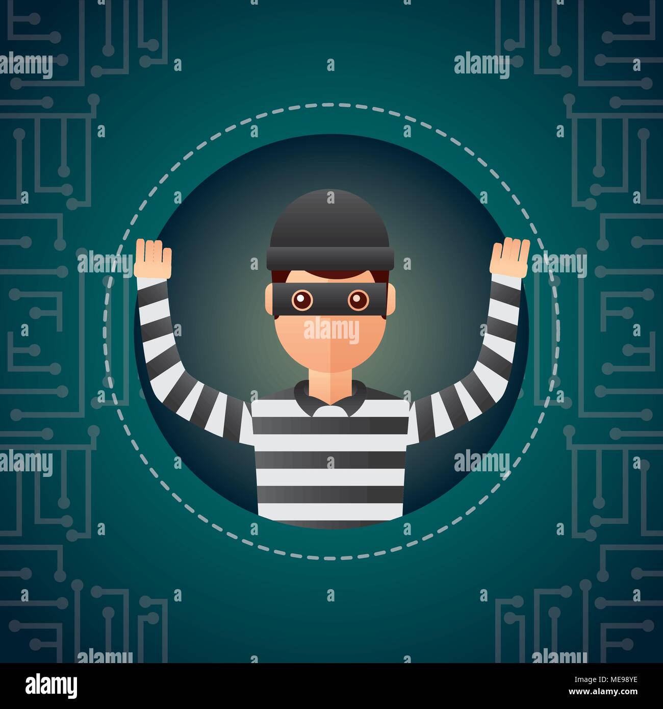 cyber security concept Stock Vector Image & Art - Alamy