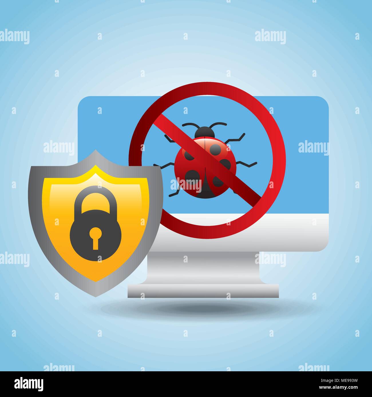 cyber security concept Stock Vector Image & Art - Alamy