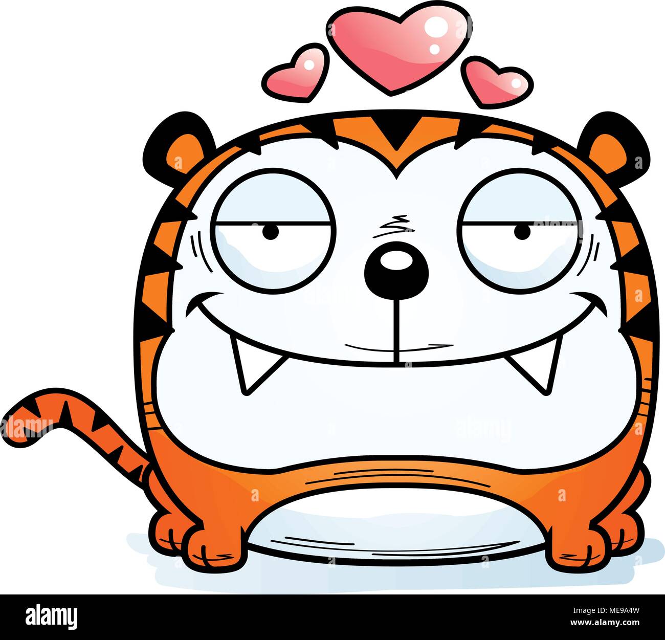 Tiger love Stock Vector Images - Alamy