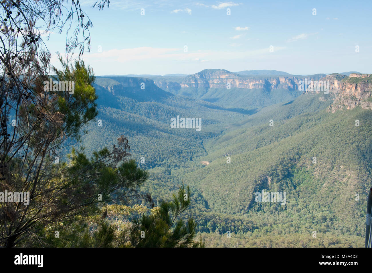 View from Evans Lookout. Blue Mountains, New South Wales. Stock Photo