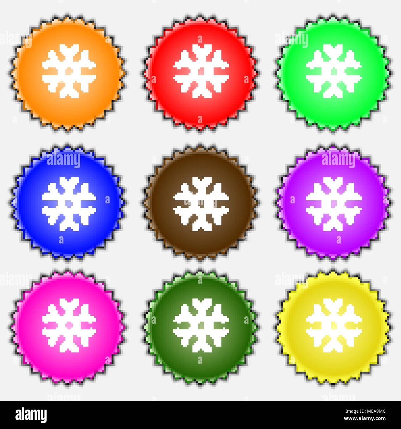 Snowflake Sentiment Sign (Set of 6)