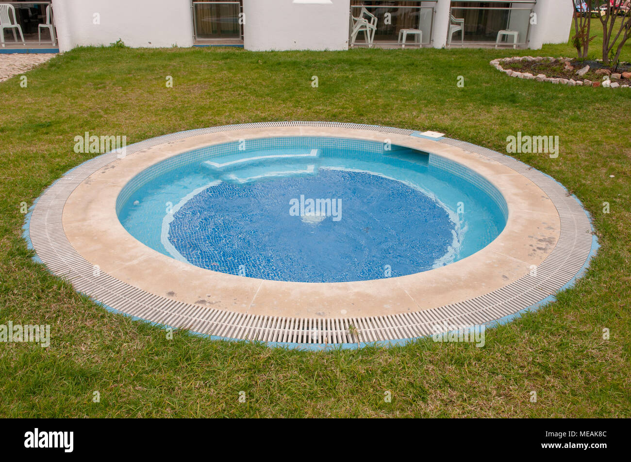 Outdoor children's swimming pool at a hotel. Stock Photo
