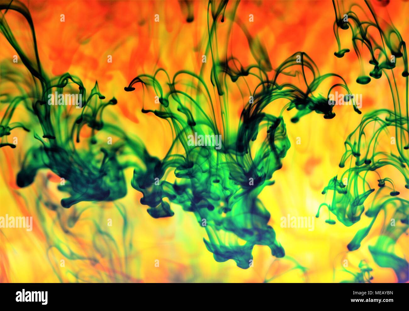 Abstract Colors in Water Stock Photo Alamy