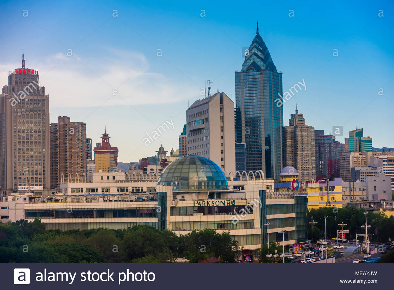 The Modern City Of Urumqi Urumqi Is The Capital Of The Xinjiang