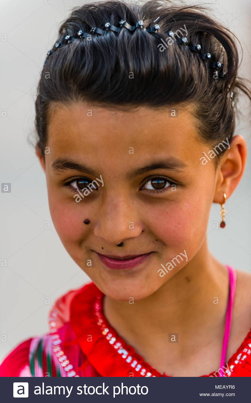 Uyghur Girl Xinjiang China Stock Photos Uyghur Girl Xinjiang