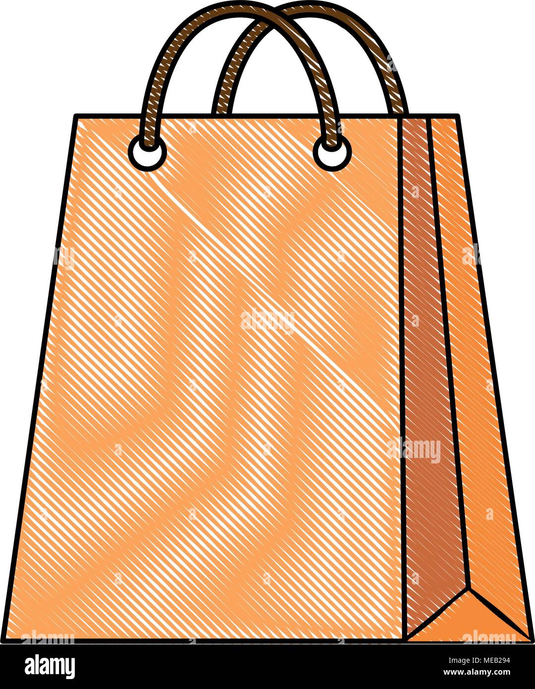 paper shopping bag icon vector illustration design Stock Vector Image ...