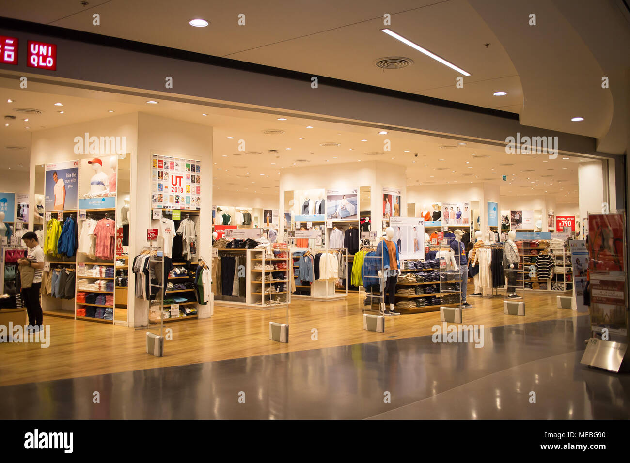 CHIANG MAI THAILAND  APRIL 19 2018 Uniqlo store Uniqlo Co Ltd is a  Japanese casual wear designer manufacturer and retailer Photo at Central  F Stock Photo  Alamy