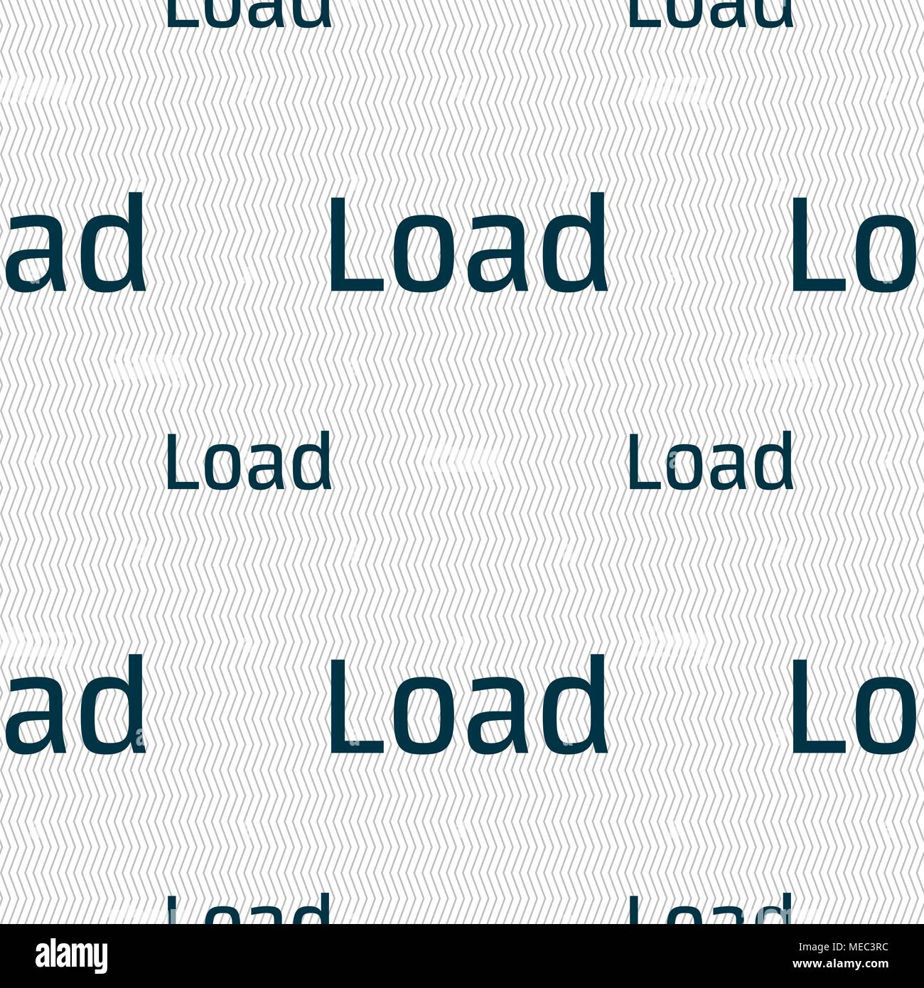 Download now icon. Load symbol. Seamless pattern with geometric texture