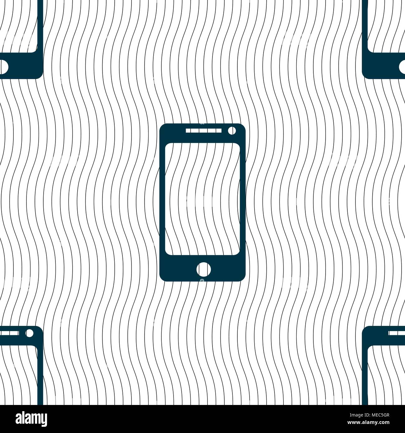 Smartphone sign icon. Support symbol. Call center. Seamless pattern ...