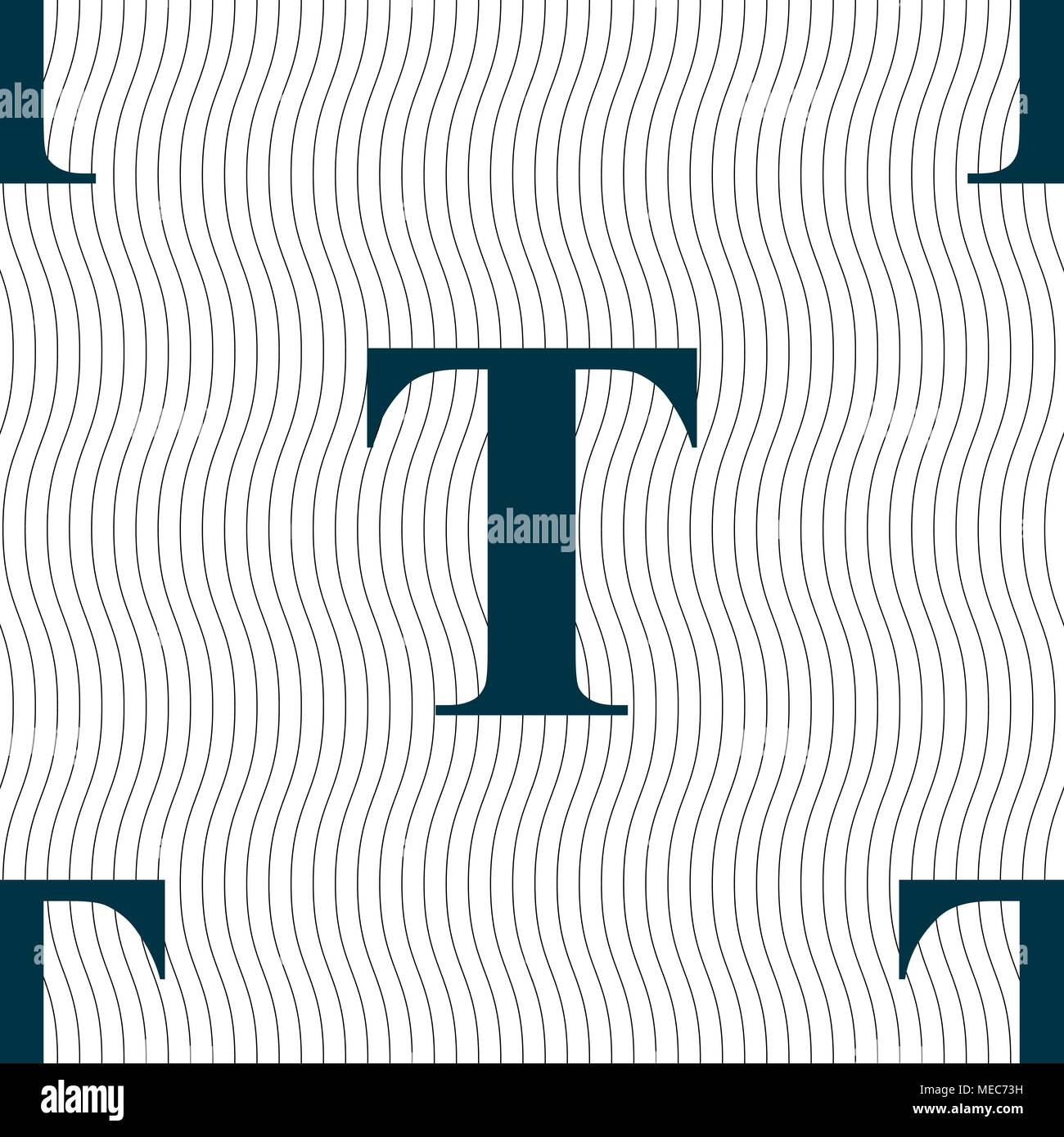 Text edit icon sign. Seamless pattern with geometric texture. Vector illustration Stock Vector