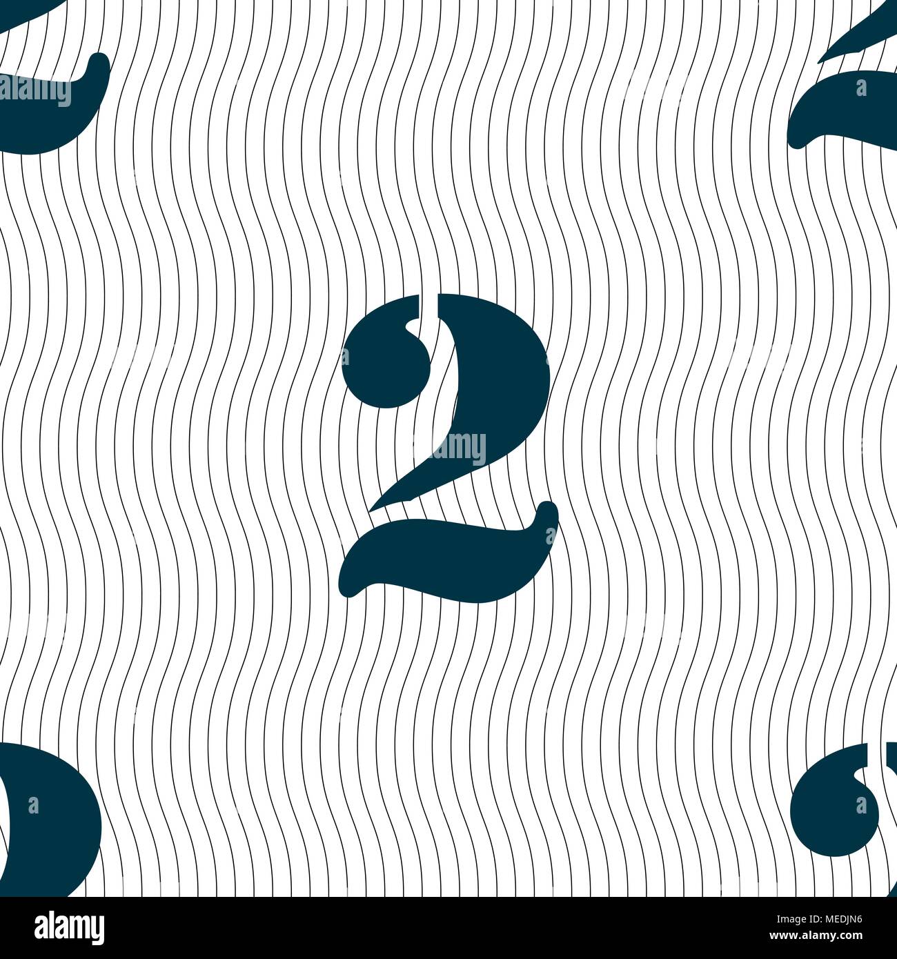 Second place award sign. Winner symbol. Step two.. Seamless pattern ...