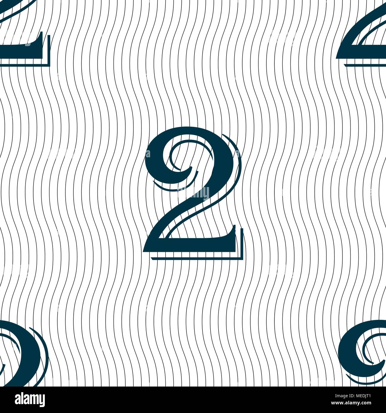 Second place award sign. Winner symbol. Step two.. Seamless pattern ...