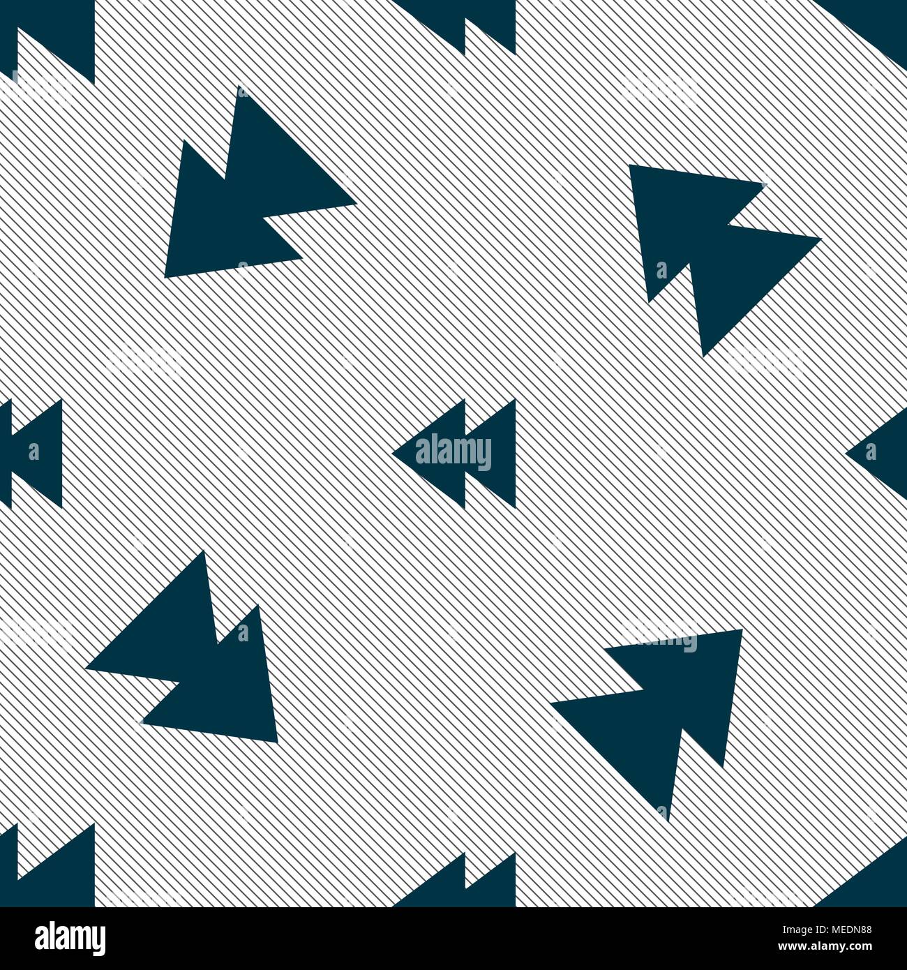 multimedia sign icon. Player navigation symbol. Seamless pattern with ...