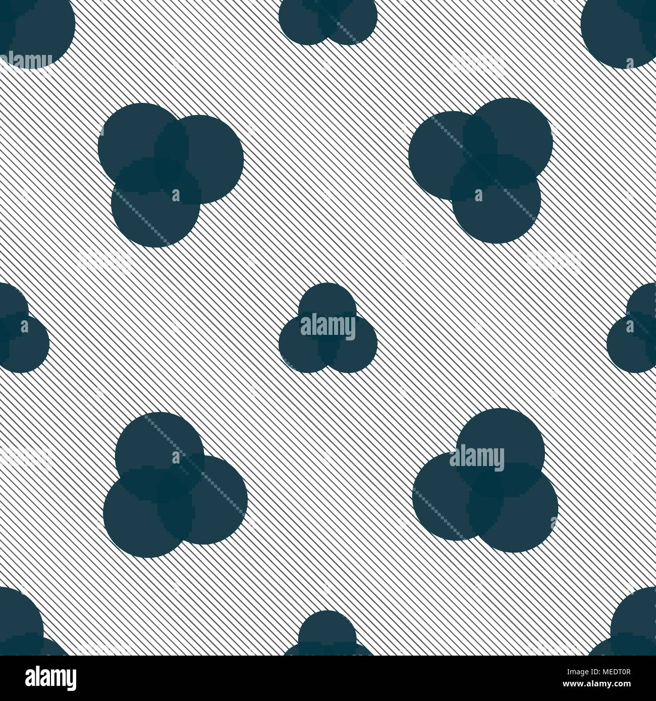Color scheme icon sign. Seamless pattern with geometric texture. Vector illustration Stock Vector