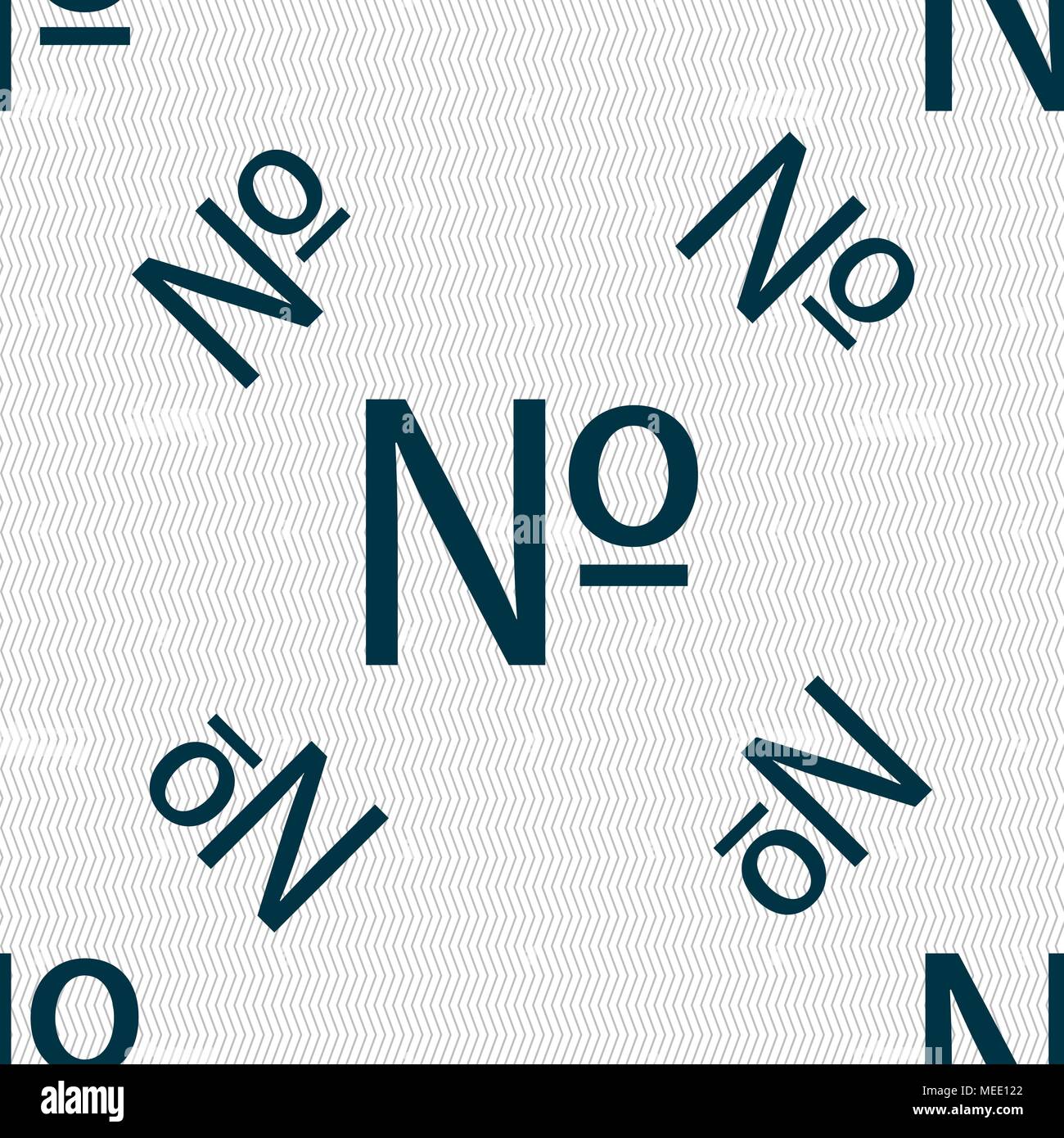 number icon. Set Flat modern. Seamless pattern with geometric texture ...