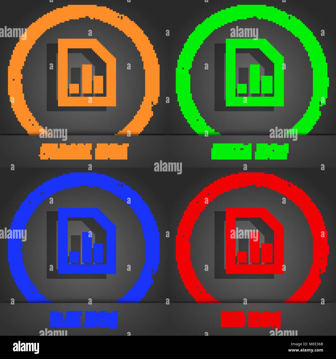 Growth and development concept. graph of Rate icon symbol. Fashionable ...