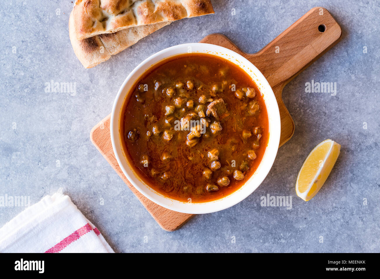 Homemade Okra Soup (Gumbo) with Bread. Traditional Food Stock Photo Alamy