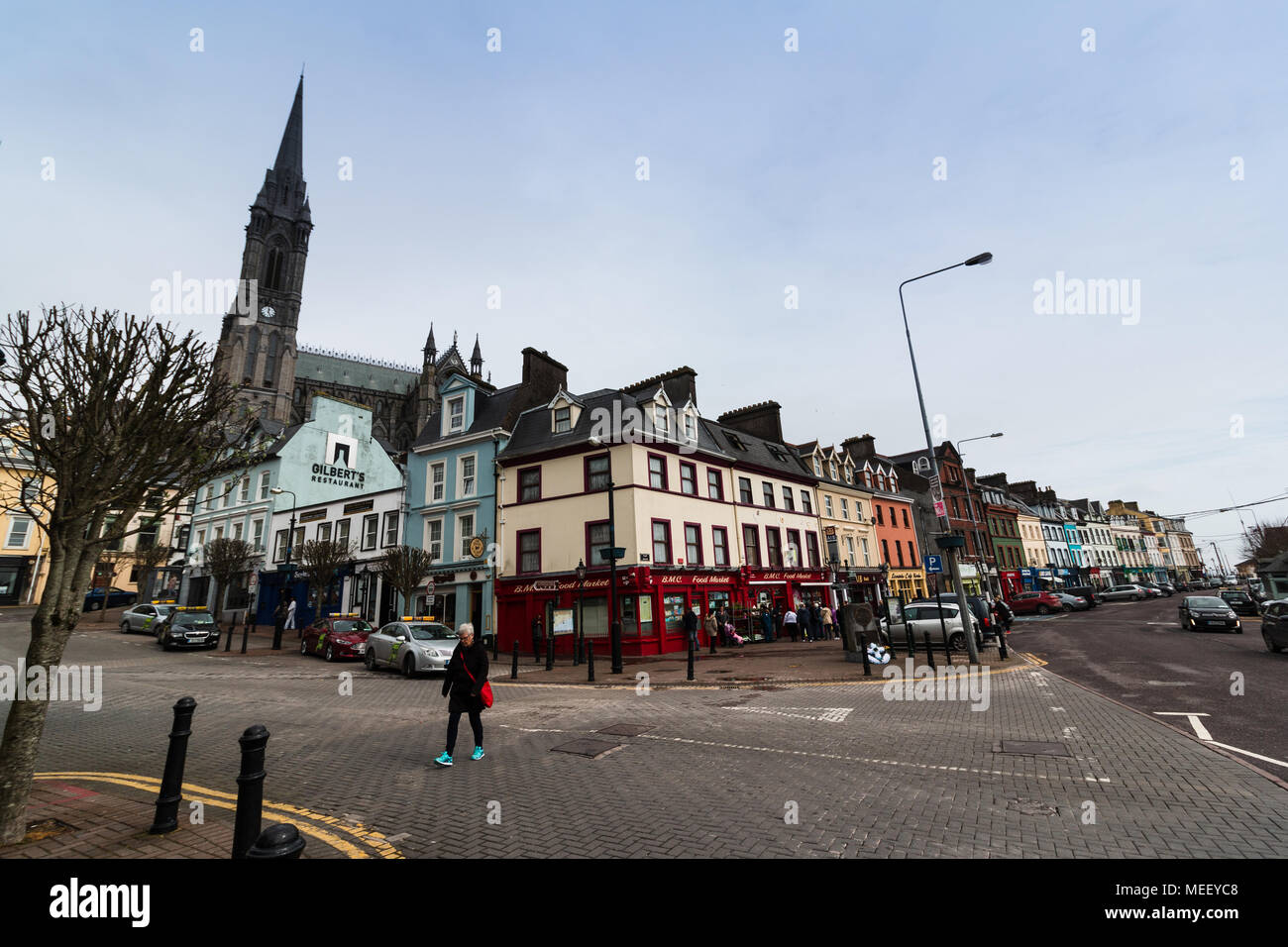 The Town Of Cobh Which Sits On An Island In Cork City S Harbour It S Known As The Titanic S Last Port Of Call In 1912 Stock Photo Alamy