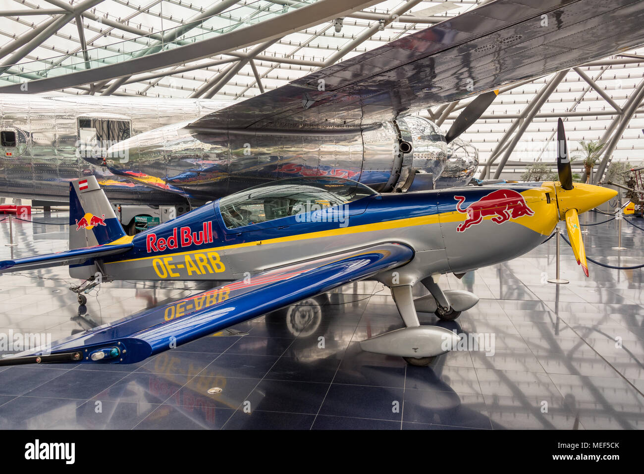 Red Bull Hangar 7, Salzburg, Austria, Europe Stock Photo