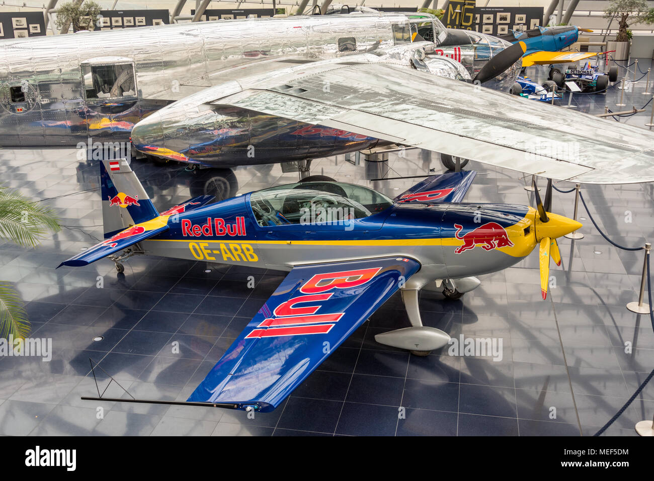 Red Bull Hangar 7, Salzburg, Austria, Europe Stock Photo