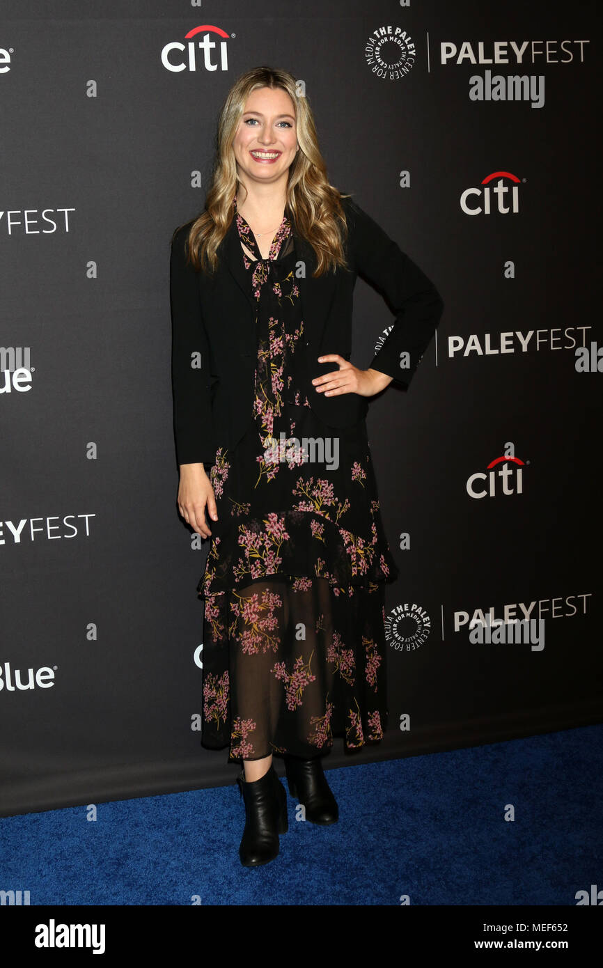 PaleyFest Los Angeles - 'Big Bang Theory and Young Sheldon' at the Dolby Theater  Featuring: Zoe Perry Where: Los Angeles, California, United States When: 21 Mar 2018 Credit: Nicky Nelson/WENN.com Stock Photo