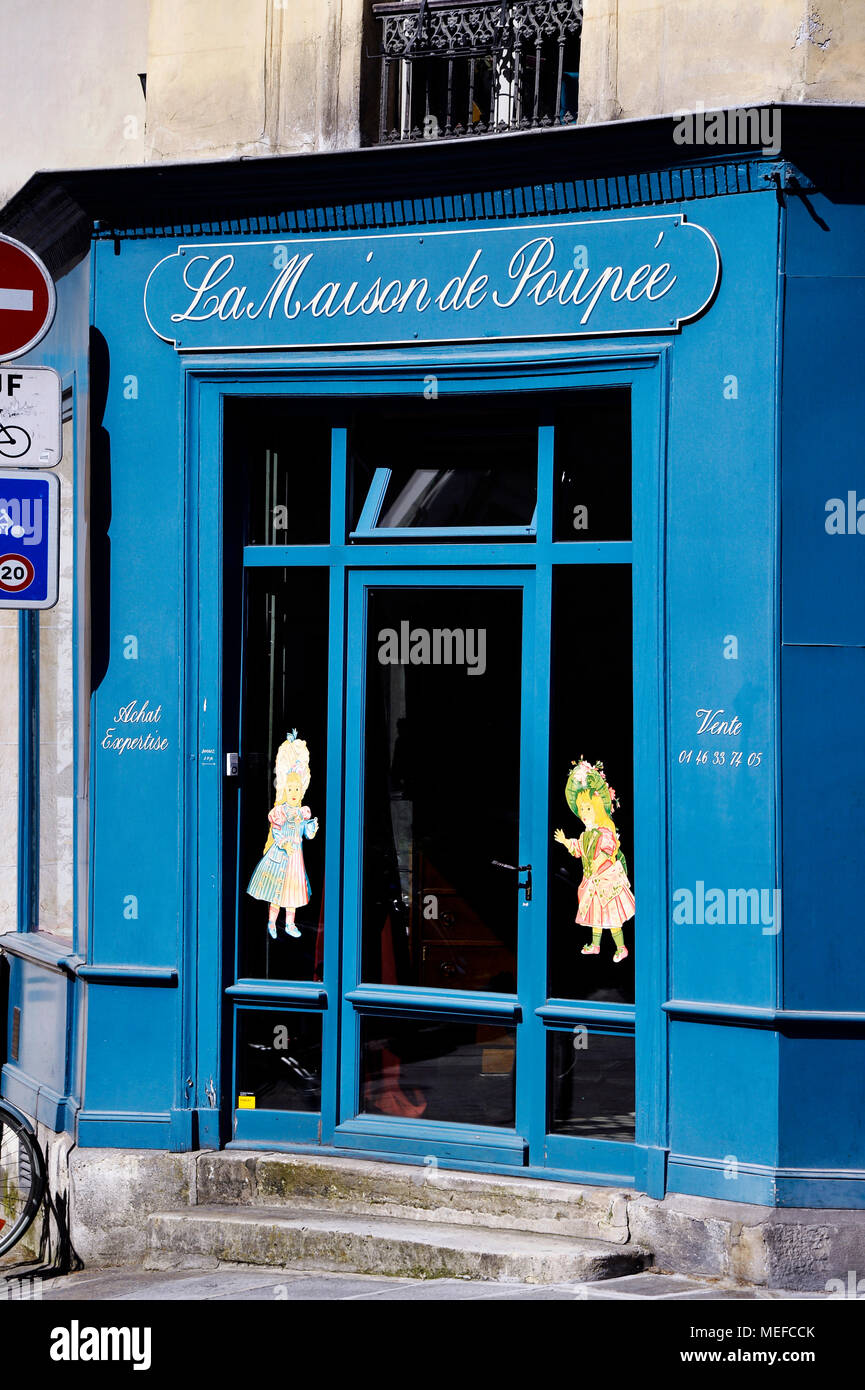 La Maison de Poupée, rue de Vaugirard - Paris - France Stock Photo - Alamy