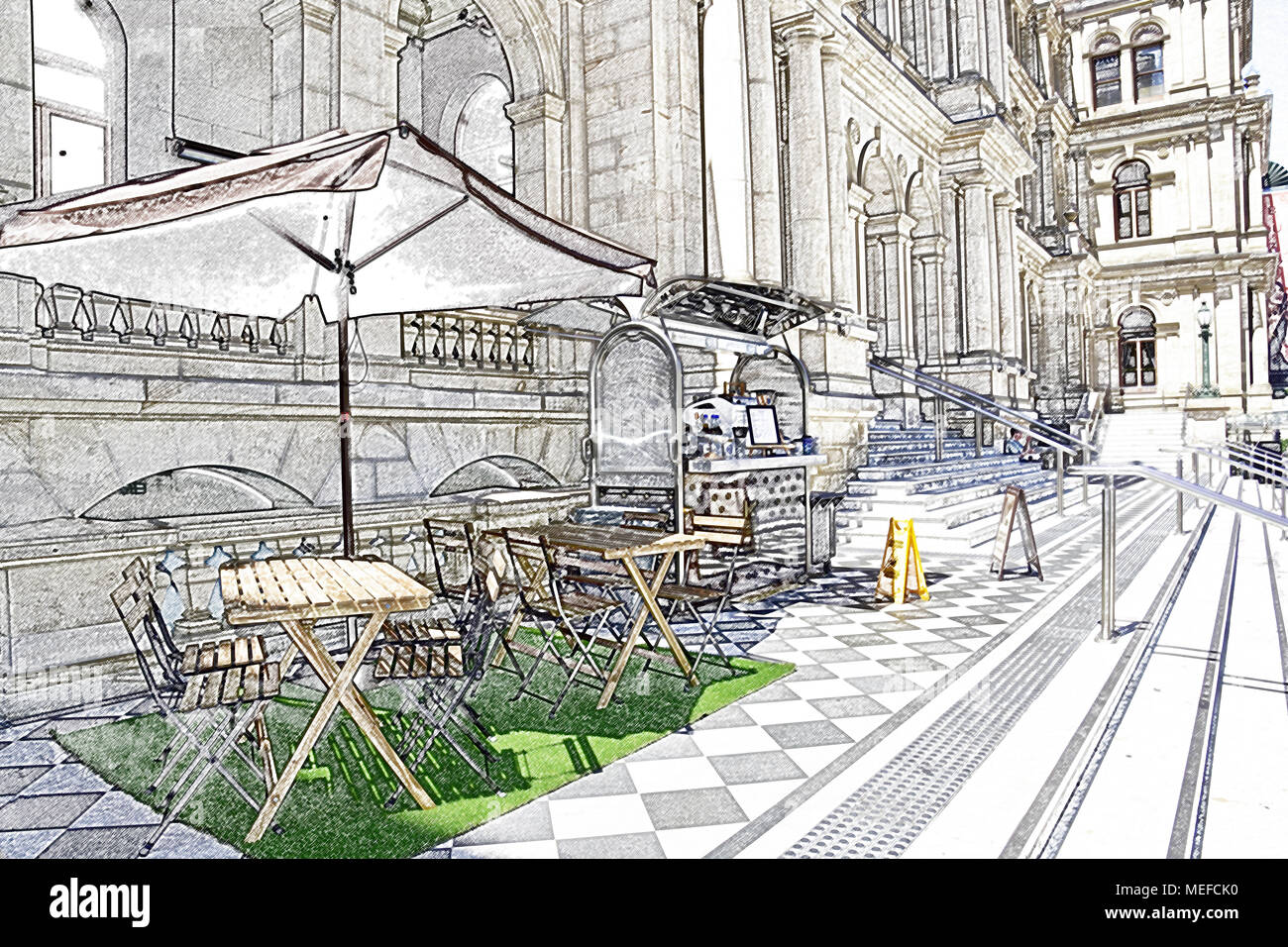 Brisbane cafe hires stock photography and images Alamy