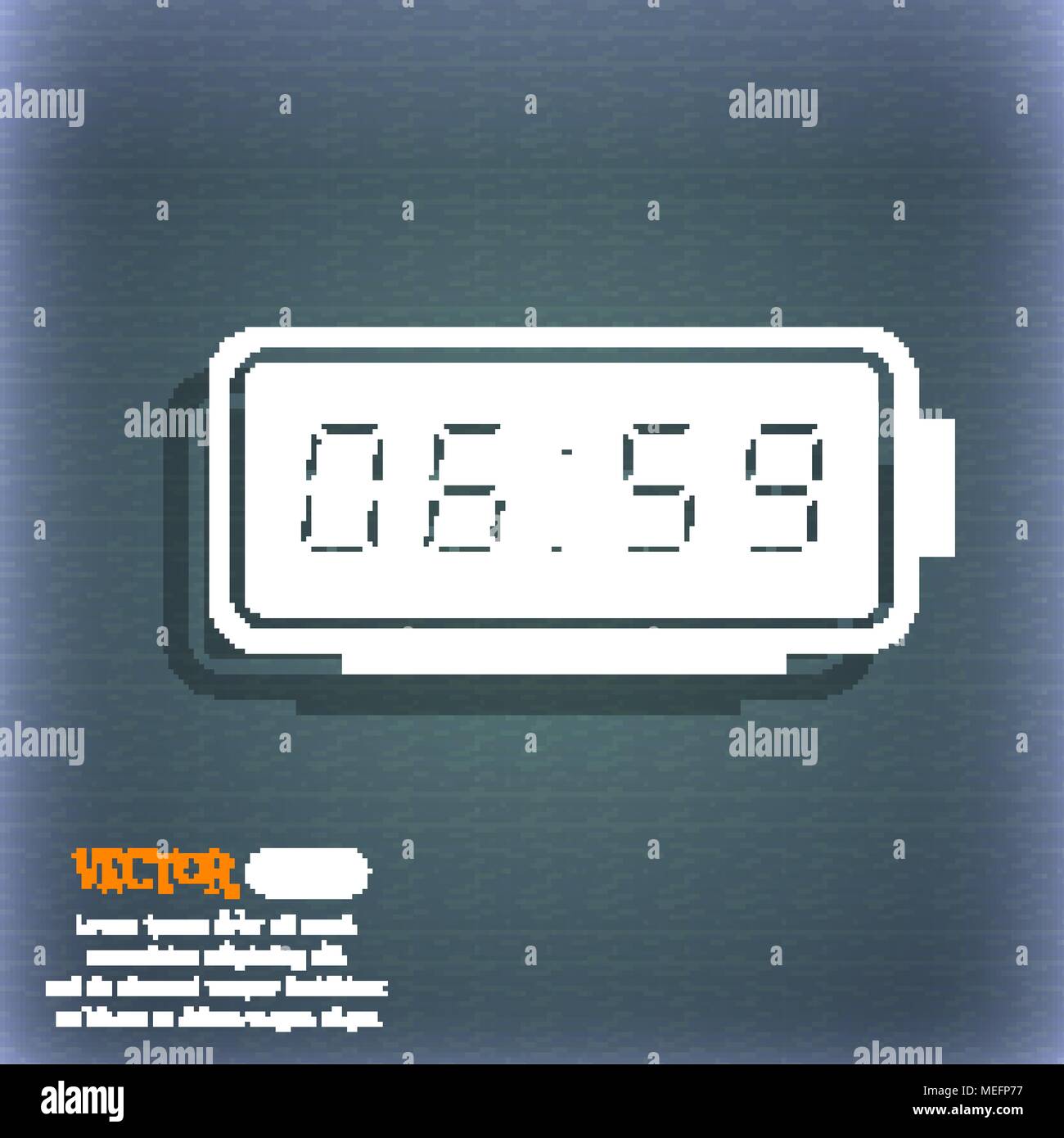 Green alarm clock space Stock Vector Images - Alamy
