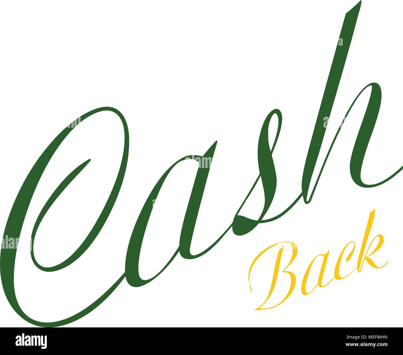 abstract cash back background with some special objects Stock Vector